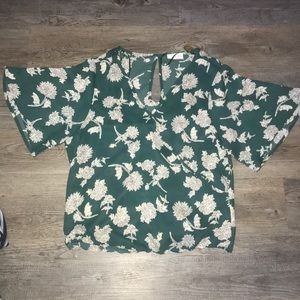 Sienna sky emerald green top